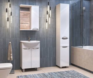 Зеркало-шкаф с подсветкой Vigo Callao z.CAL.50.R 50 см белый